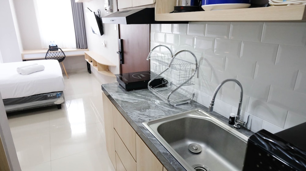 best choice and nice studio apartment at grand dharmahusada lagoon