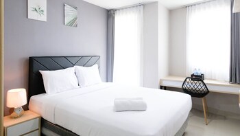 best choice and nice studio apartment at grand dharmahusada lagoon