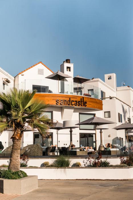 sandcastle hotel on the beach