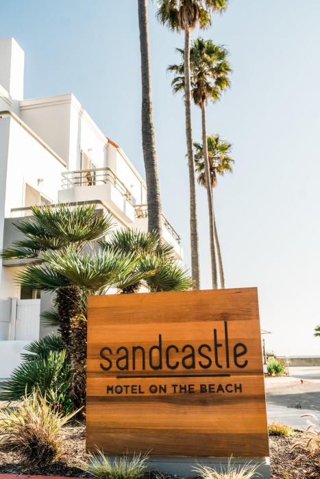 sandcastle hotel on the beach
