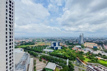 cozy living studio at transpark bintaro apartment