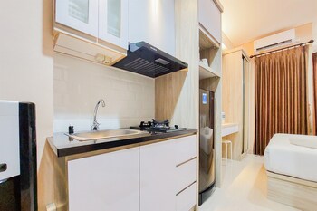 cozy living studio at transpark bintaro apartment