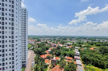 minimalist studio apartment at serpong garden