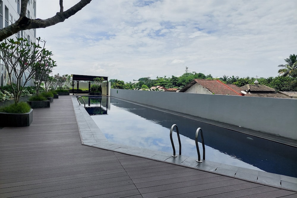 minimalist studio apartment at serpong garden