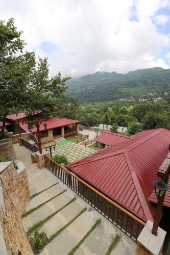 the pear orchard by countryside