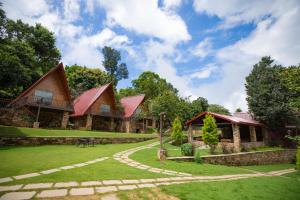 the pear orchard by countryside