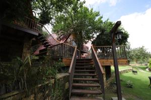 the pear orchard by countryside