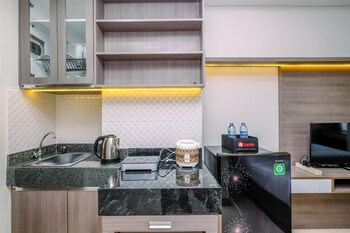 nice studio at 7th floor transpark cibubur apartment