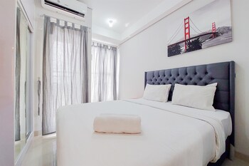 modern look and cozy studio at transpark bintaro apartment