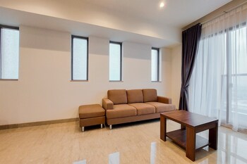 spacious 2br at branz bsd apartment