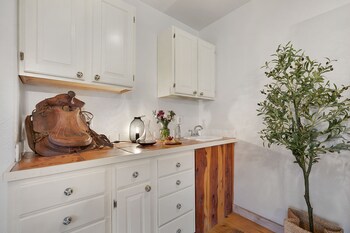 new luxury home with fire pit and hill country views