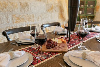 new luxury home with fire pit and hill country views