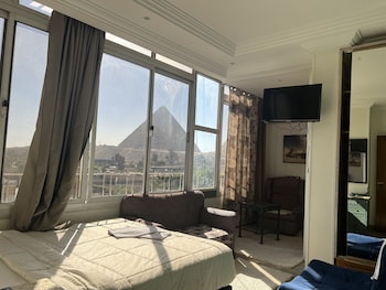 a pyramids view