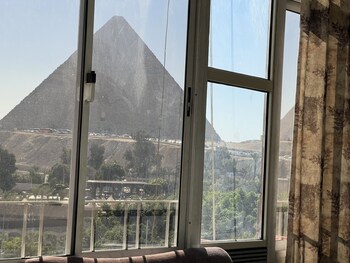 a pyramids view
