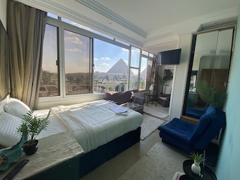 a pyramids view