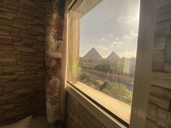 a pyramids view