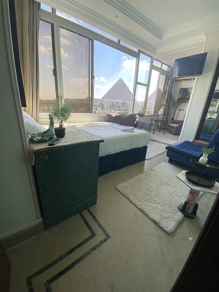 a pyramids view