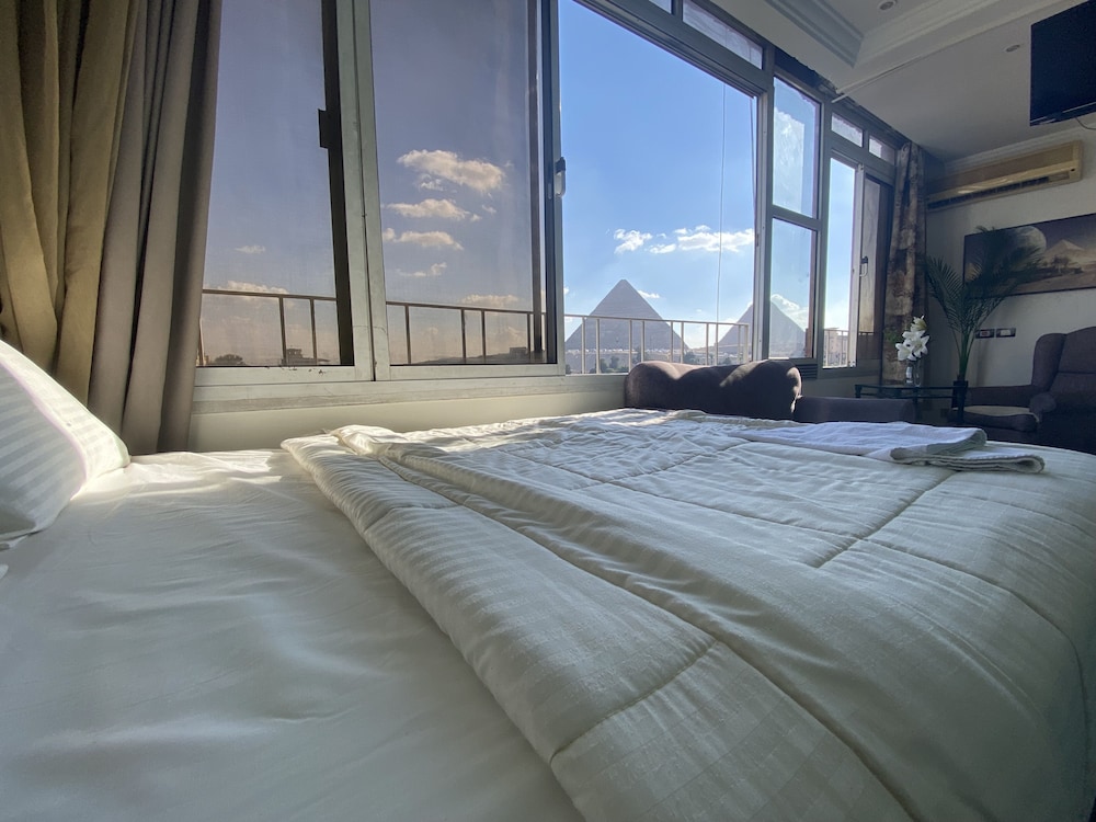 a pyramids view