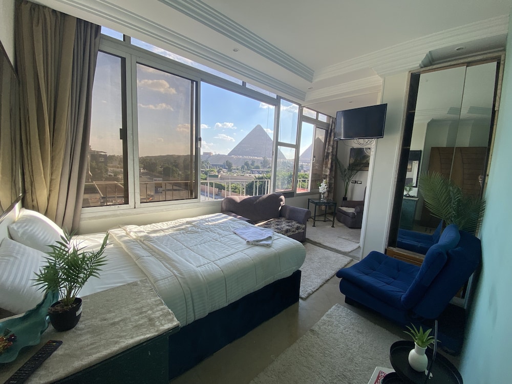a pyramids view