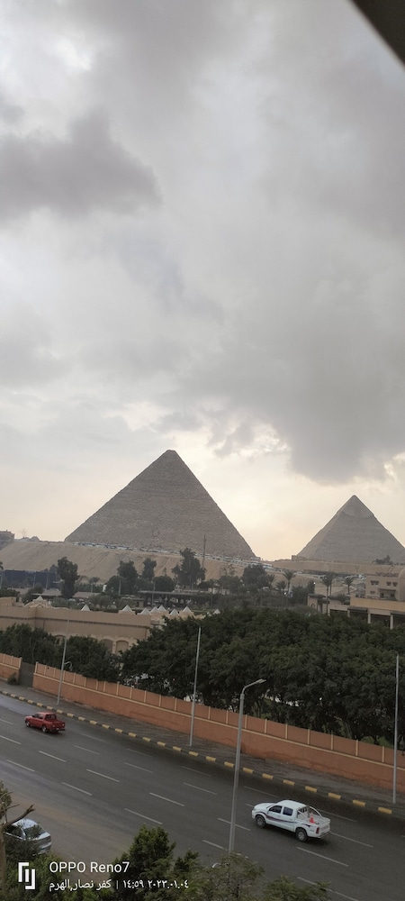 a pyramids view