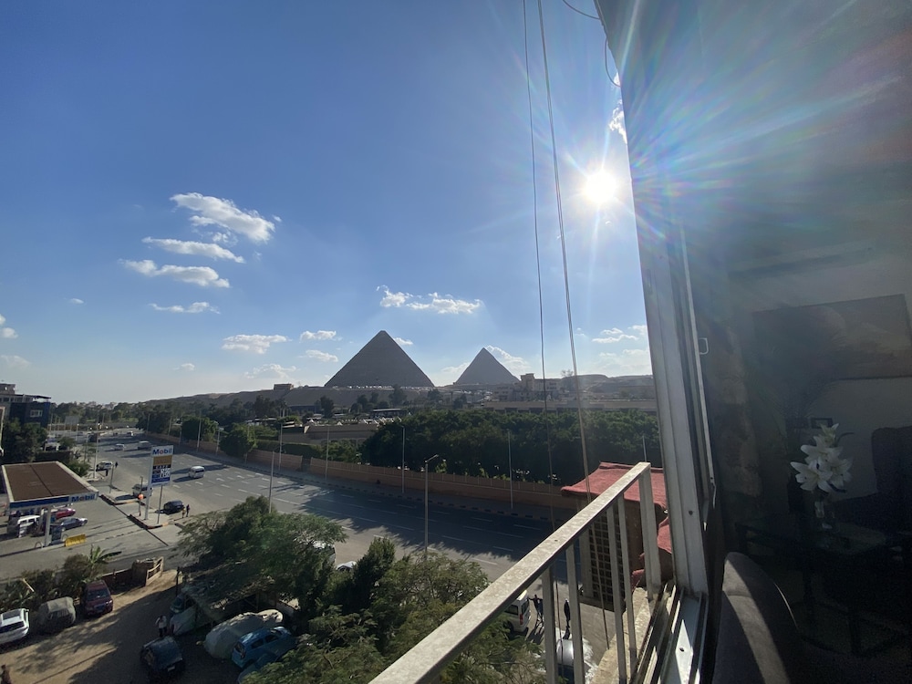 a pyramids view