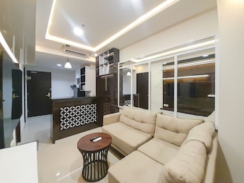 spacious and elegant 1br at patraland amarta apartment