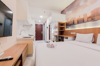 cozy living and comfy studio sky house bsd apartment