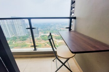 cozy living and comfy studio sky house bsd apartment