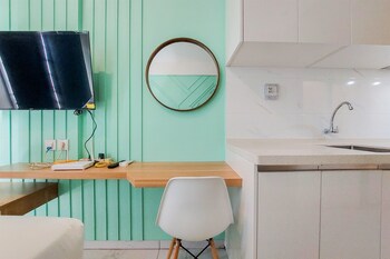modern look studio at sky house alam sutera apartment