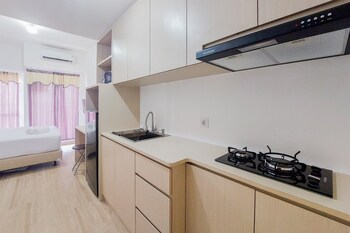 strategic and nice studio apartment at m town residence