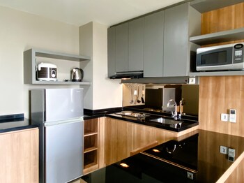 big studio at apartment mustika golf residence