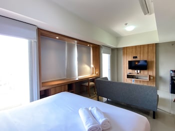 big studio at apartment mustika golf residence