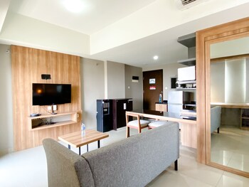 big studio at apartment mustika golf residence