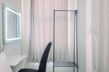 comfy and modern studio transpark cibubur apartment