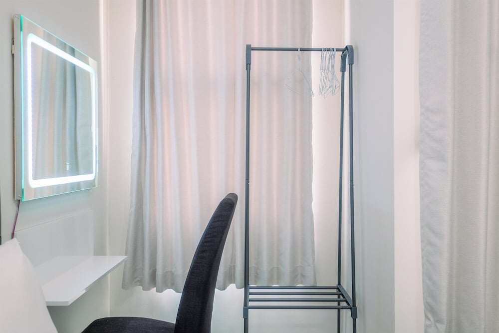 comfy and modern studio transpark cibubur apartment