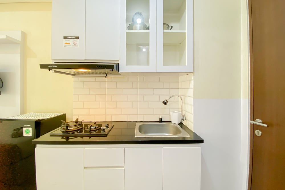 minimalist and cozy studio transpark juanda bekasi timur apartment