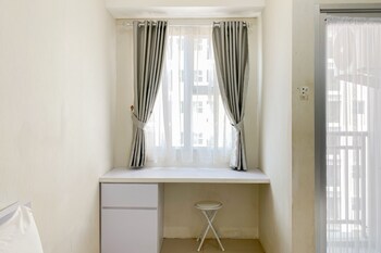 minimalist and cozy studio transpark juanda bekasi timur apartment