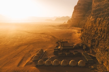 wadi rum desert dunes luxury camp