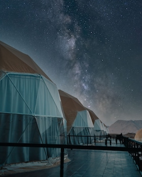 wadi rum desert dunes luxury camp