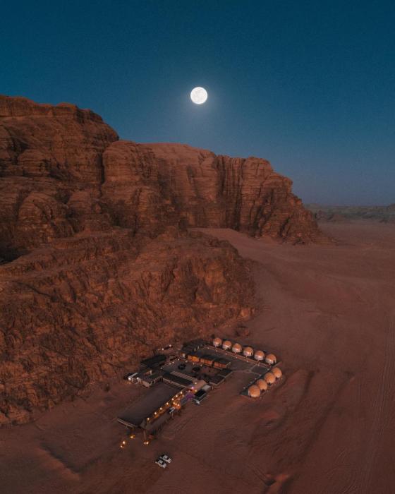 wadi rum desert dunes luxury camp