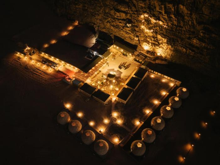 wadi rum desert dunes luxury camp