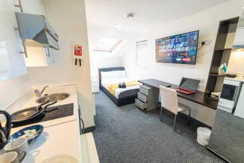 Charming 1-Bed Studio In Birmingham,100 Dale Road,0 star