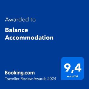balance accommodation