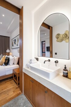 red sunset villa by hombali