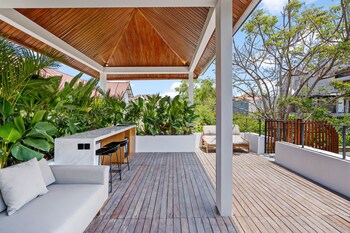 red sunset villa by hombali