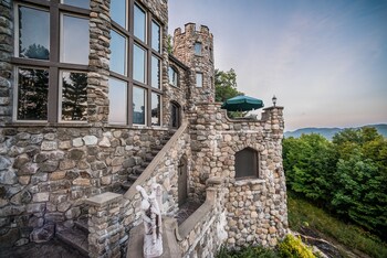 highlands castle overlooking lake george plus 2 other castles