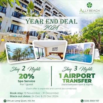 ally beach boutique hotel hoian