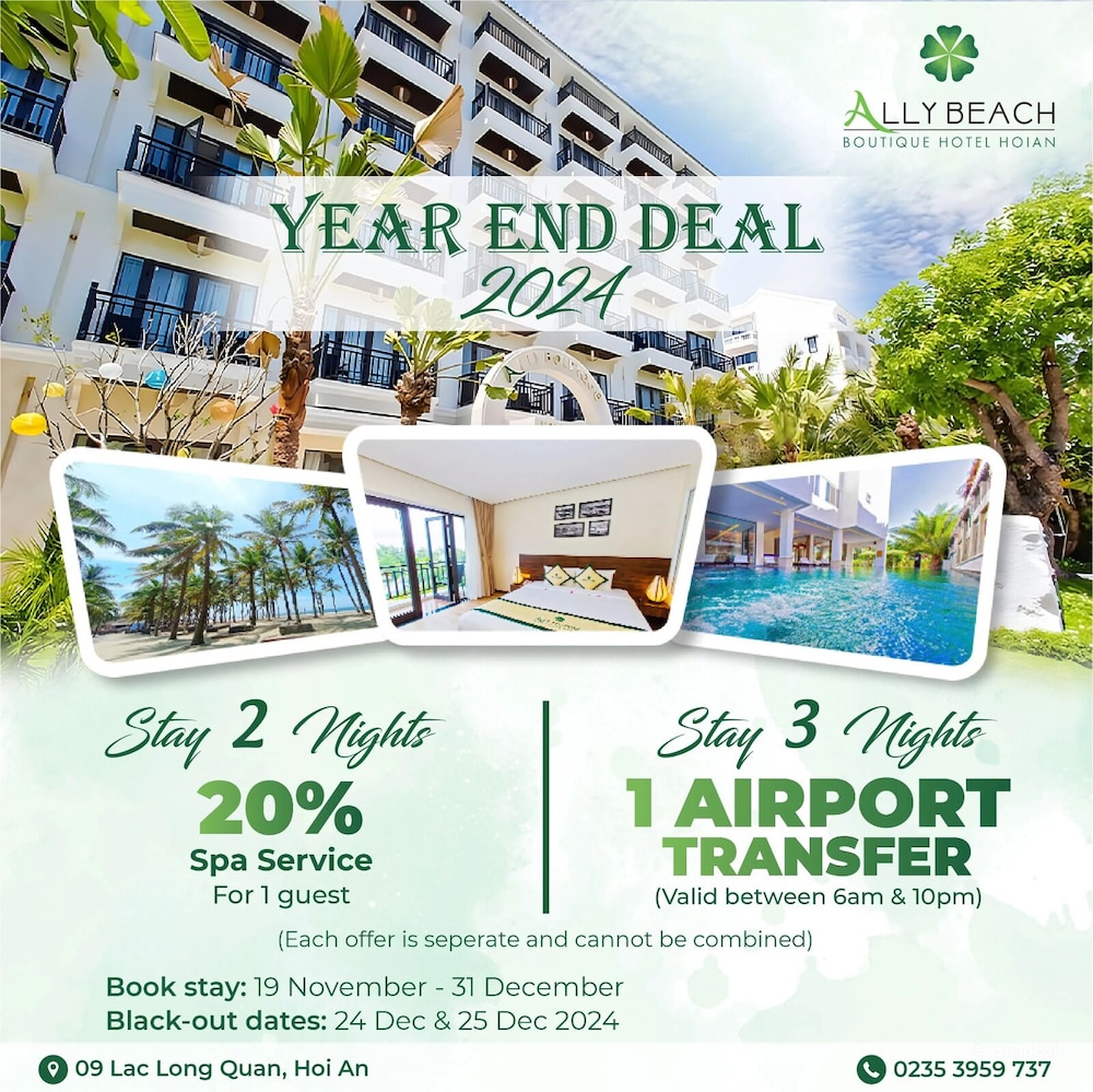 ally beach boutique hotel hoian