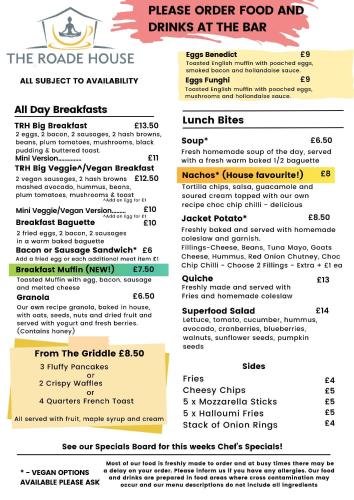 the roade house rooms