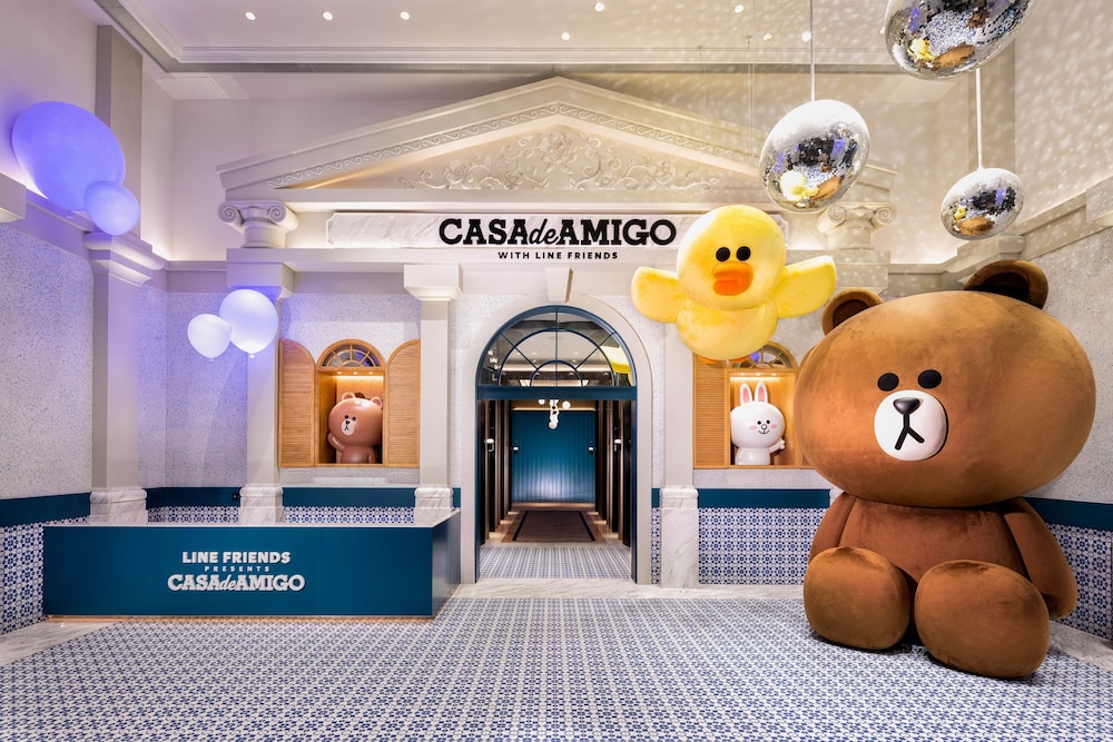 line friends presents casa de amigo